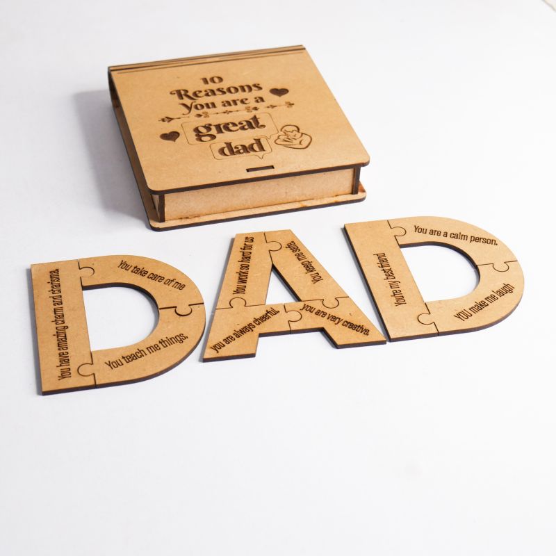 Mdf Wooden Message Box (Dad Box)